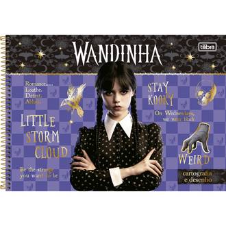 CADERNO DESENHO CAPA DURA 80FLS - ESPIRAL - WANDINHA - UN - TILIBRA