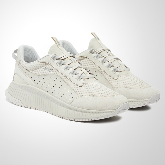 TÊNIS BOSS MASCULINO TTNM EVO SUEDE BRANCO
