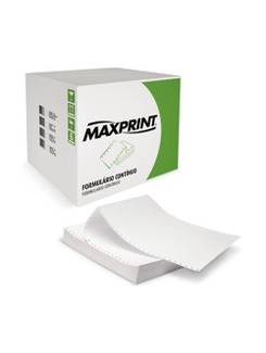 FORMULARIO CONTINUO 80COL  - 1VIA - UN - MAXPRINT