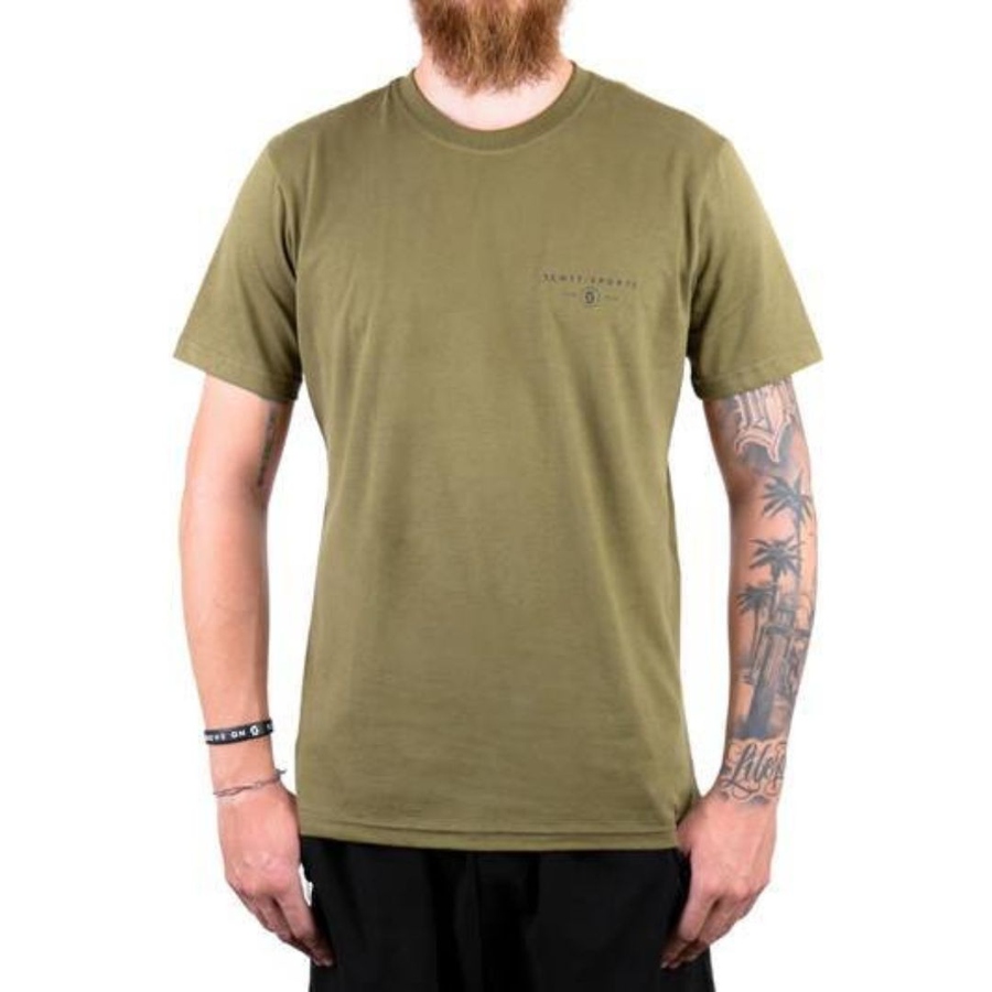 Camiseta Scott Grafic Slub Masculina Verde