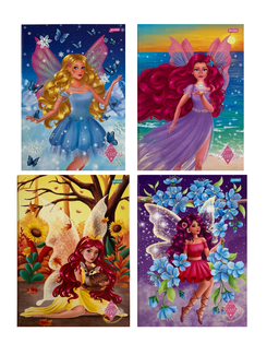 CADERNO BROCHURAO CAPA DURA 80FLS - 71977-77 - CONTO DE FADAS - PCT 5 - JANDAIA