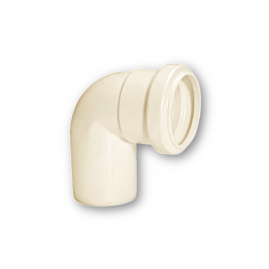 JOELHO DE PVC PARA ESGOTO 90 AMANCO 75 MM