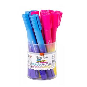 MARCA TEXTO DOUBLE IN C/CHEIRO PONTA DUPLA - CA2103 - DPL 12 - BRW