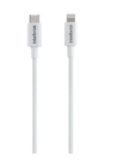 CABO USB C - LIGHTNING NYLON 1,5M - EUCL 15NB - BRANCO - UN - INTELBRAS