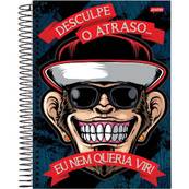 CADERNO UNIV CAPA DURA 15X1 240FLS - INSANO - UN - JANDAIA