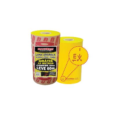 LONA AMARELA 4x50x24Kg(GRATIS 10m) MAXILONA