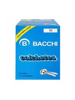 COLCHETE PARA PASTA N.10 C/72  - DPL 10 - BACCHI