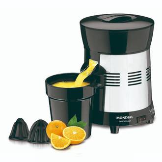 EXTRATOR DE SUCO TURBO PREMIUM E-10 - BIVOLT - INOX - PRETO - UN - MONDIAL