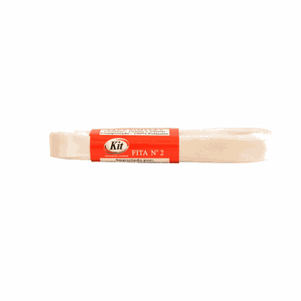 FITA CETIM Nº 2 10MMX10M  - BRANCO - UN - KIT