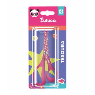 TESOURA ESCOLAR AÇO INOX 13CM LULUCA - LU1801 - UN - SKYPAPER