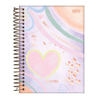 AGENDA ESPIRAL LA CREME DIARIA 352FL 133X178 - UN - JANDAIA