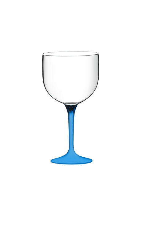 Taça para Gin Boccati 550ml (haste azul translúcida)
