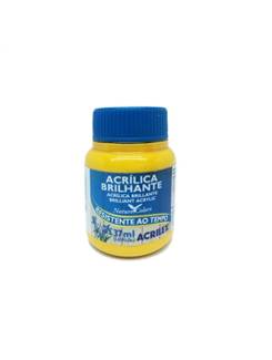 TINTA ACRILICA BRILHANTE 37ML 03340 - AMARELO OURO - UN - ACRILEX