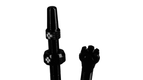 VALVULA PARA TUBELESS 60MM ALUMINIO PRETO - PAR - MUC-OFF N/A 60MM hover