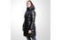 JAQUETA FEMININA PUFFER ALONGADA MATELASSE PRETA CALVIN KLEIN