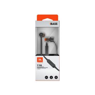 FONE DE OUVIDO INTRA AURICULAR T110 COM MICROFONE - BLACK - UN - JBL