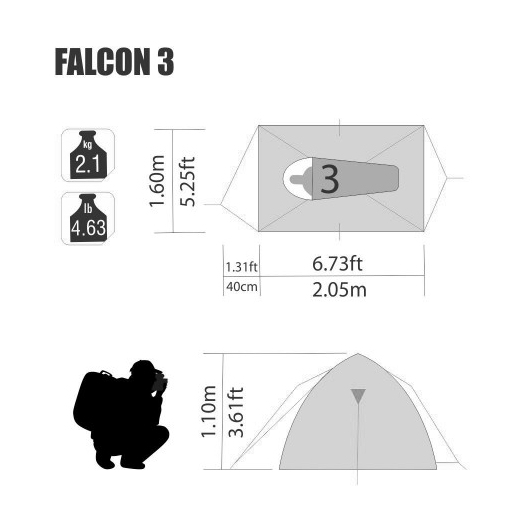 BARRACA FALCON 3 NAUTIKA