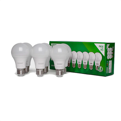 LAMPADA LED TASCHIBRA PACK X6 TKL 80 - 12W BIVOLT