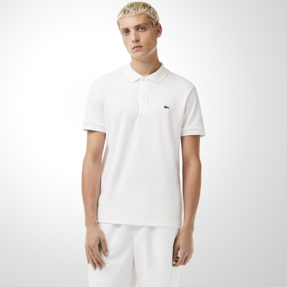 POLO MASCULINA REGULAR BRANCA LACOSTE