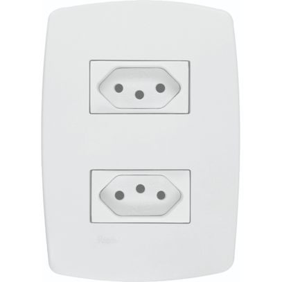 PEROLA TOMADA DUPLA NBR 20A 227 RADIAL