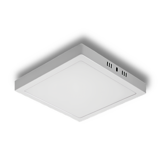 PAINEL DE LED LUX QUADRADO DE SOBREPOR TASCHIBRA 18W BIVOLT