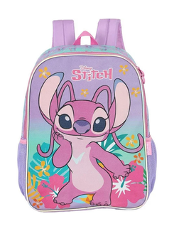 MOCHILA COSTAS STITCH IS42381SC - INFANTIL - ROXO - UN - LUXCEL