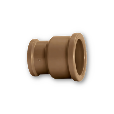 LUVA DE PVC SOLDÁVEL COM REDUÇÃO AMANCO 25MM x 20