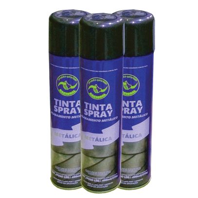 SPRAY NACIONAL METAL 400ml CROMADO