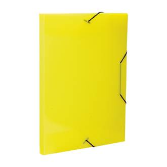 PASTA ELASTICO PLASTICA 2CM OFICIO - 0255 - AMARELO - UN - DELLO