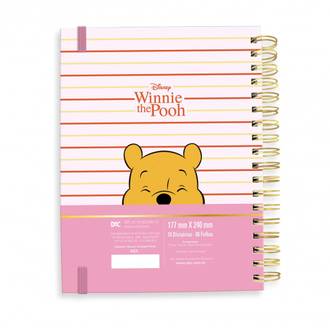 CADERNO COLEGIAL SMART 10X1 80FLS - 4494 - POOH - UN - DAC