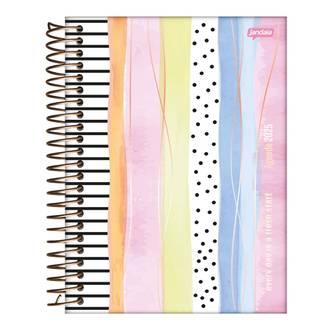 AGENDA ESPIRAL LA CREME DIARIA 352FL 133X178 - UN - JANDAIA
