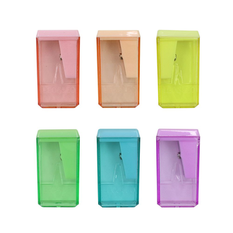 APONTADOR DEPOSITO RETANGULAR PASTEL TREND - 73001 - CX 24 - LEO E LEO