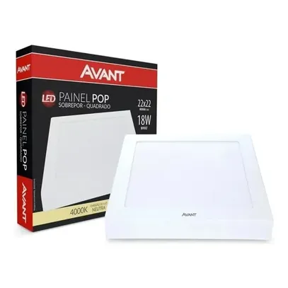 PAINEL LED SOB QUAD 24W 6500K 1680lm 30cm AVANT