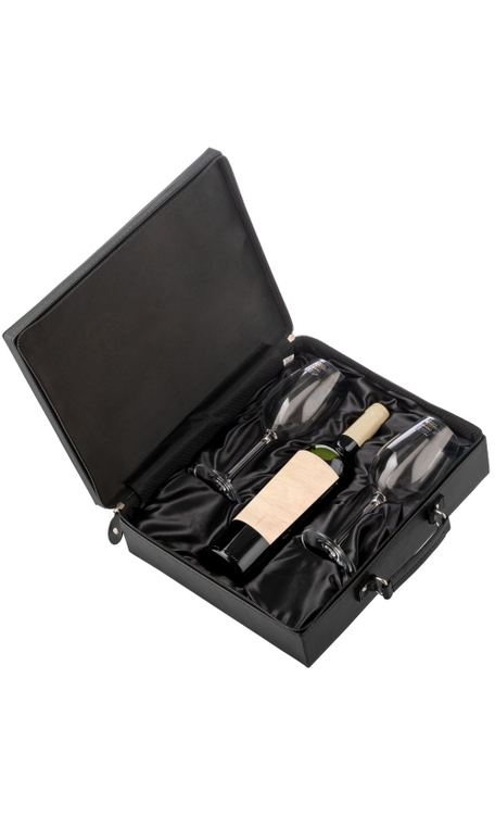 Maleta para Degustação de Vinhos Boccati (preta)
