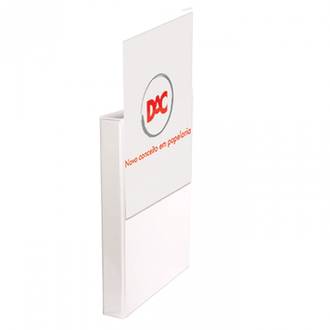 FICHARIO OFICIO 4 ARGOLAS 40MM 7060 - BRANCO - UN - DAC