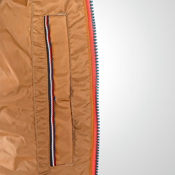 JAQUETA MASCULINA CORTA VENTO CAQUI TOMMY HILFIGER