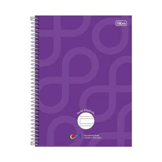 CADERNO UNIV CAPA DURA 1X1 80FLS - PAUTA AMPLIADA - NEURODIVERSIDADE - PCT 4 - TILIBRA
