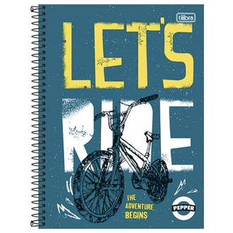 CADERNO UNIV CAPA DURA 1X1 80FLS - PEPPER - UN - TILIBRA