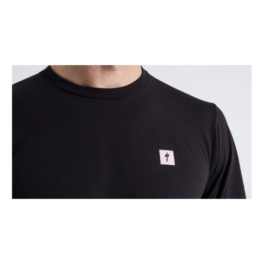 Camiseta Original Specialized T-Shirt Altered Edition Manga Longa Masculina Preta