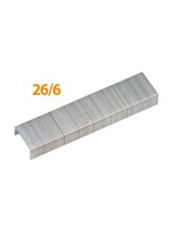 GRAMPO GALVANIZADO 26/6 C/5000 - GR1000 - CX 10 - BRW