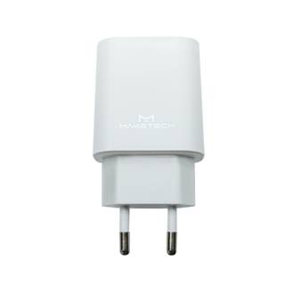 KIT CARREGADOR TOMADA 2 USB C/CABO LIGHTNING - CM-109I 12W - BRANCO - UN - MAKETECH