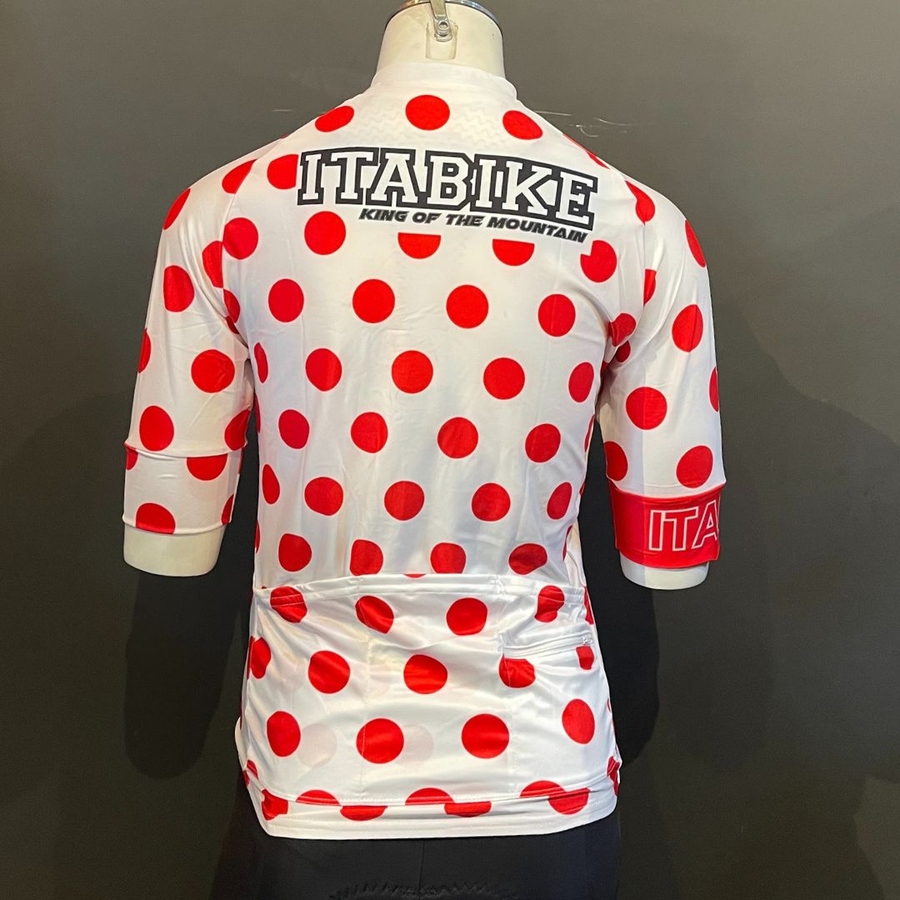 Camisa Itabike Ride Cycle Wear Feminina Branco E Vermelho