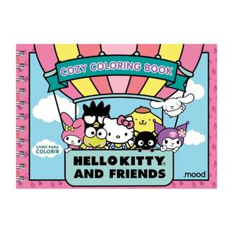 LIVRO DE COLORIR HELLO KITY AND FRIENDS - UN - CIRANDA CULTURAL