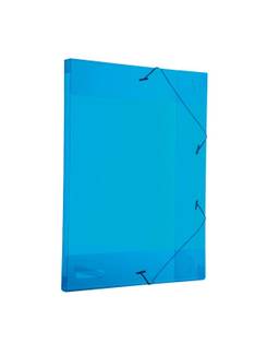 PASTA ELASTICO PLASTICA 2CM OFICIO - 0255 - AZUL - UN - DELLO