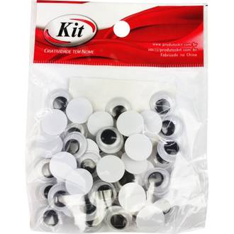 OLHO MOVEL 12MM BE-12 C/50 - 529669 - UN - KIT