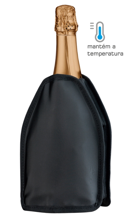 Cooler Térmico Boccati para vinhos e espumantes (preto)