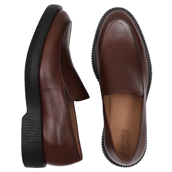 MOCASSIM LOAFER FLOATER MARROM RICARDO ALMEIDA