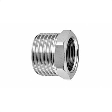 BUCHA DE REDUÇÃO 1/2 X 3/8 CROMADO BLUKIT