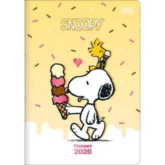 AGENDA COSTURADA SNOOPY M7 - PLANNER - UN - TILIBRA