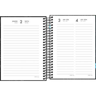 AGENDA ESPIRAL SPICE MASCULINO M3 - DIARIA - 393738 - PCT 4 - TILIBRA